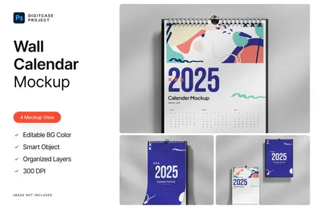 EE - Wall Calendar Mockup FGRDZ32