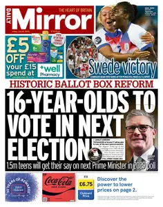Daily Mirror - 18 July 2025