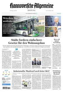 Hannoversche Allgemeine Zeitung - 15 Mai 2025