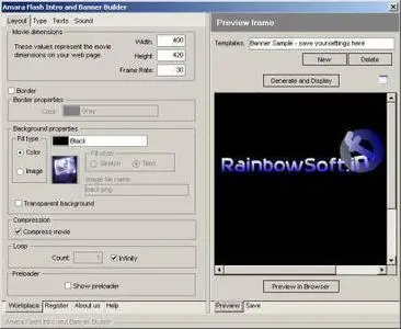 Portable Amara Flash Intro and Banner Builder 1.0