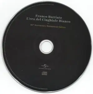 Franco Battiato - L'era del cinghiale bianco (2019) {40th Anniversary Remastered Edition, Universal 060257795600 rec 1979}