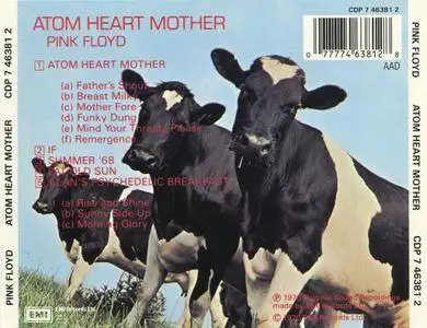 Pink Floyd - Atom Heart Mother (1970) [1987, EMI CDP 7 46381 2, UK]