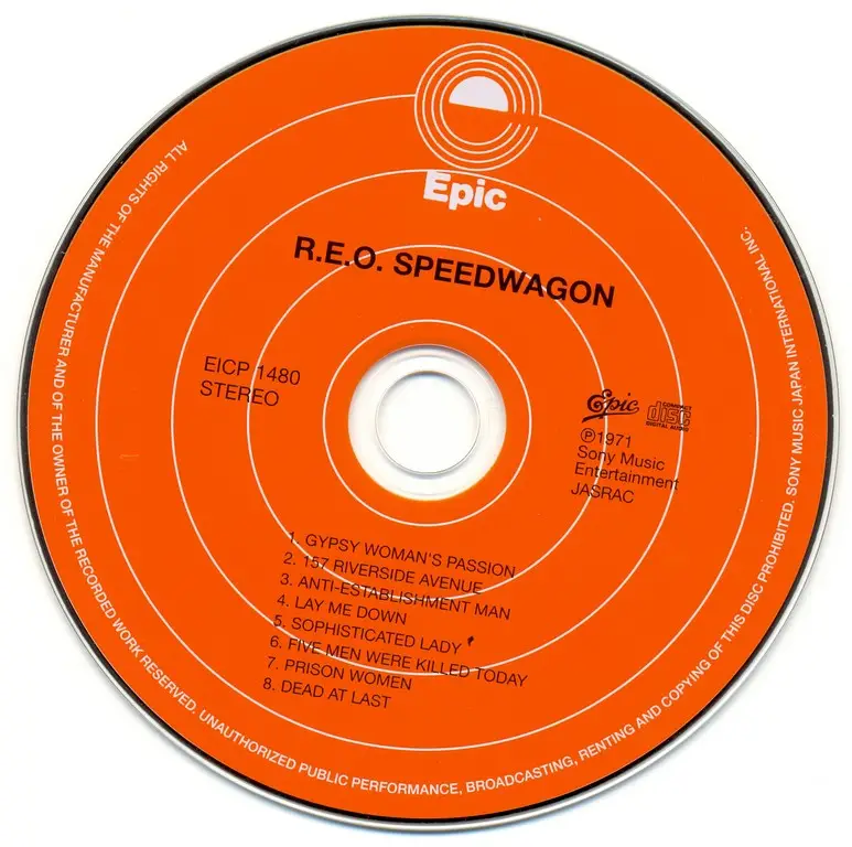 REO Speedwagon - REO Speedwagon (1971) {2011, 40th Anniversary Edition ...