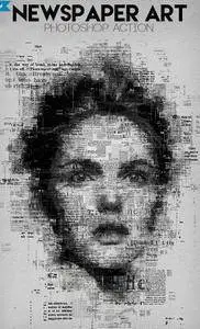 GraphicRiver - Newspaper Art Photoshop Action