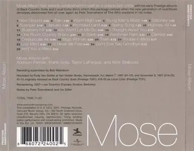 Mose Allison - Mose Allison (1957) {2007 Prestige Remastered}