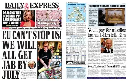 Daily Express – March 26, 2021