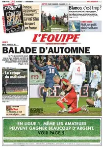 L'Equipe du Samedi, 22. Décembre 2012