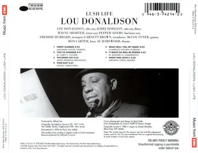 Lou Donaldson - Lush Life (1967) {RVG Edition 2007}