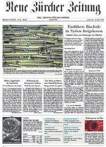 Neue Zürcher Zeitung vom 24 April 2013