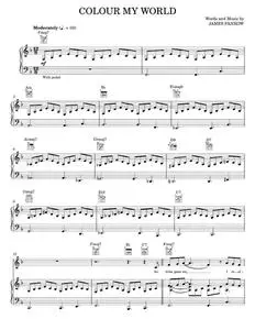 Colour my world - Chicago (Piano-Vocal-Guitar)
