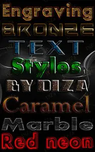 Layered Text Styles for Photoshop