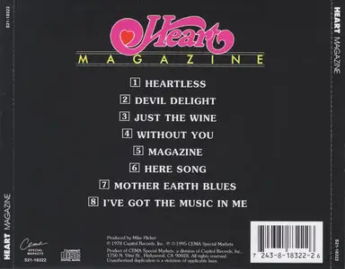 Heart - Magazine (1978)