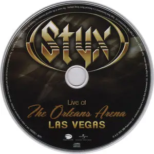 Styx - Live at The Orleans Arena Las Vegas (2016) [Blu-Ray, DVD-9, DVD-5 & CD]