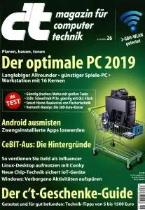 c't Magazin Nr.26 - 8 Dezember 2018