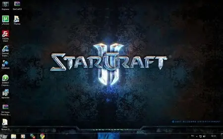 WIndows 7 Theme - Starcraft II by BBosa 