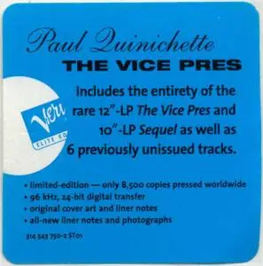 Paul Quinichette - The Vice Pres (1951-1954) {EmArcy--Verve Elite 314 543 750-2 rel 2000}