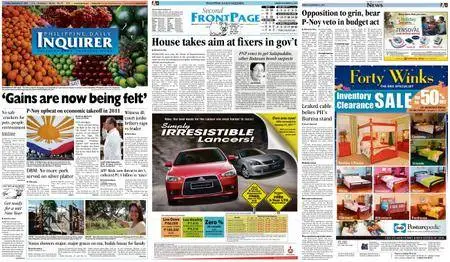 Philippine Daily Inquirer – December 31, 2010