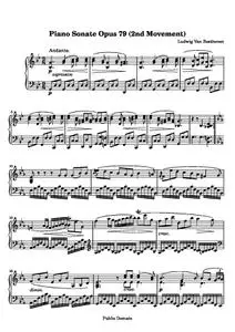 BeethovenLv - Sonata No. 25 (2nd Movement: Andante)