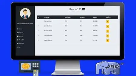 Sistema de Caixa Eletrônico com PHP 7 do ZERO + MVC