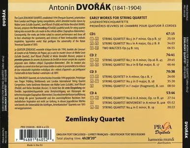 Zemlinsky Quartet - Antonín Dvořák: Early Works for String Quartet [4CDs] (2007)