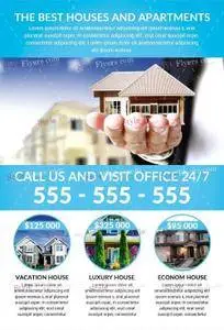 Real Estate PSD Flyer Template