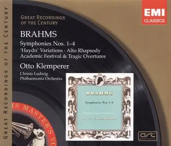 Brahms - Symphonies Nos.1-4 (Otto Klemperer) (2004)