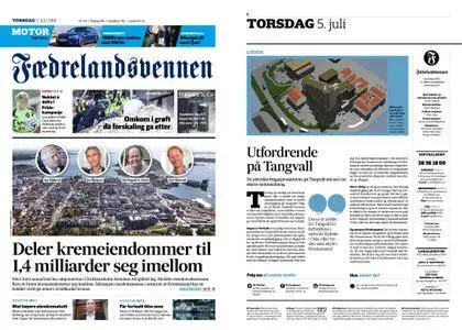 Fædrelandsvennen – 05. juli 2018