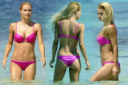 Michelle Hunziker - Bikini candids in Formentera, Spain June 28, 2011