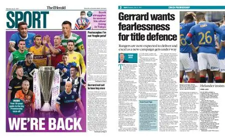 The Herald Sport (Scotland) – July 31, 2021