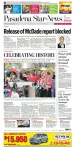 Pasadena Star News September 17, 2014