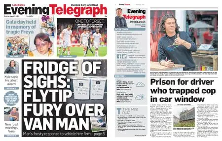 Evening Telegraph First Edition – August 02, 2021