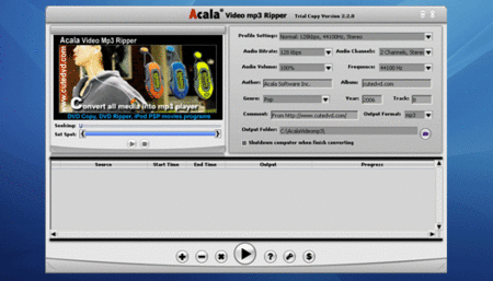 Acala Video Mp3 Ripper 3.0.3