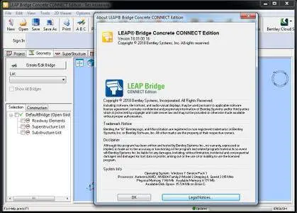 LEAP Bridge Concrete CONNECT Edition V18 Update 1