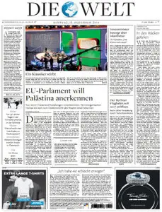 Die Welt am 13 Dezember 2014