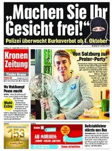 Kronen Zeitung Tirol - 22. September 2017