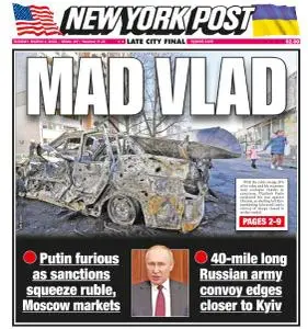 New York Post - March 1, 2022