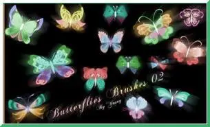 Beauty Butterflies brushes for Photoshop 