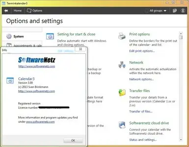 SoftwareNetz Calendar 3.09