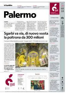 la Repubblica Palermo - 20 Marzo 2018
