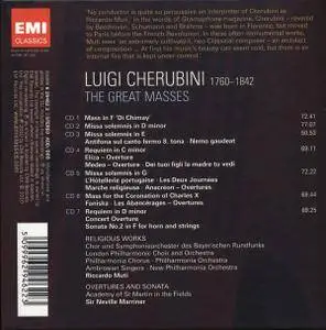 Luigi Cherubini - Masses, Overtures, Motets - Muti, Marriner (2010) (7CD Box Set) {EMI}