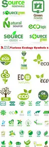 Vectors - Various Ecology Symbols 2