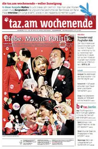 Tageszeitung TAZ vom 13 Juli 2013