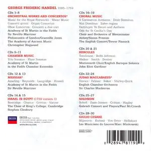 George Frideric Handel - The Masterworks [30CDs] (2009)
