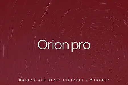 Orion pro - Typeface + Web Fonts