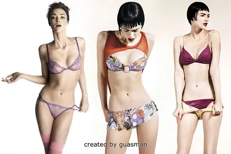 Rachel Alexander - Andres Sarda Swimwear & Lingerie Collection 2010 (Repost)