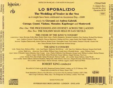 Robert King, The King's Consort - Lo Sposalizio: The wedding of Venice to the sea (1998)