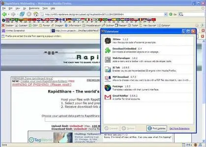 Portable Firefox 1.5.0.4 + extensions