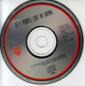 Deep Purple - Live In Japan (1972) {1989, Japan 1st Press}