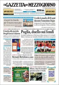 GAZZETTA DEL MEZZOGIORNO 14 FEBBRAIO 2010