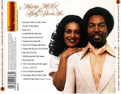 Marilyn McCoo & Billy Davis Jr. - I Hope We Get To Love In Time (1976) {2014 Big Break}